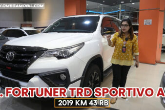 Omega Mobil JUAL REVIEW T. FORTUNER VRZ TRD SPORTIVO AT 2019 KM 43RB 